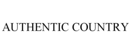AUTHENTIC COUNTRY trademark