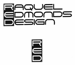 RAQUEL EDMONDS DESIGN RED trademark