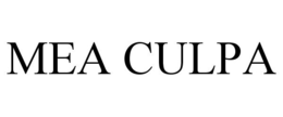 MEA CULPA trademark