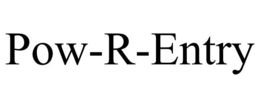 POW-R-ENTRY trademark