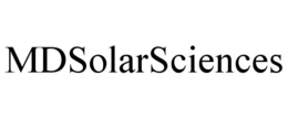MDSOLARSCIENCES trademark