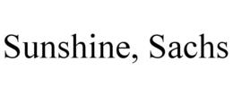 SUNSHINE, SACHS trademark