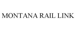 MONTANA RAIL LINK trademark