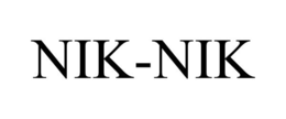 NIK-NIK trademark