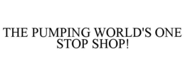 THE PUMPING WORLD'S ONE STOP SHOP! trademark