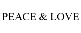 PEACE & LOVE trademark