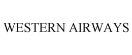 WESTERN AIRWAYS trademark