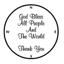 GOD BLESS ALL PEOPLE AND THE WORLD THANK YOU N S E W trademark