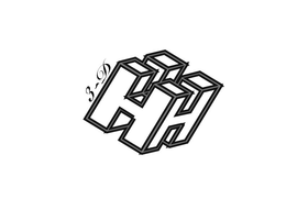 3-D H trademark