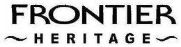 FRONTIER ~HERITAGE~ trademark