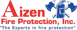 AIZEN FIRE PROTECTION, INC. "THE EXPERTS IN FIRE PROTECTION" trademark