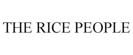 THE RICE PEOPLE trademark