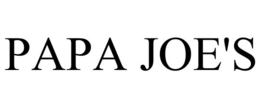 PAPA JOE'S trademark