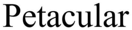 PETACULAR trademark