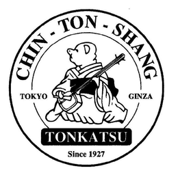 CHIN-TON-SHANG TOKYO GINZA TONKATSU SINCE 1927 trademark