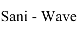 SANI - WAVE trademark