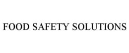FOOD SAFETY SOLUTIONS trademark