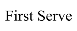 FIRST SERVE trademark