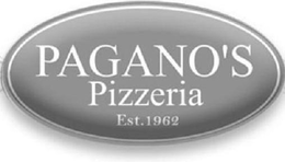 PAGANO'S PIZZERIA EST. 1962 trademark