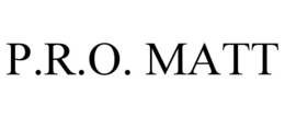 P.R.O. MATT trademark