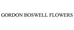 GORDON BOSWELL FLOWERS trademark