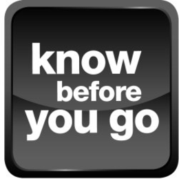 KNOW BEFORE YOU GO trademark