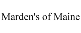 MARDEN'S OF MAINE trademark