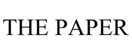 THE PAPER trademark