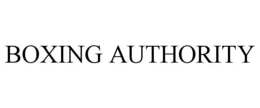 BOXING AUTHORITY trademark