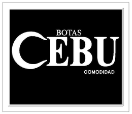BOTAS CEBU COMODIDAD trademark