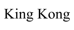 KING KONG trademark