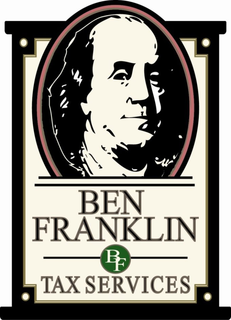 BEN FRANKLIN TAX SERVICES BF trademark