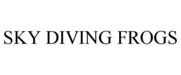 SKY DIVING FROGS trademark