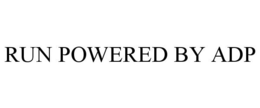 RUN POWERED BY ADP trademark