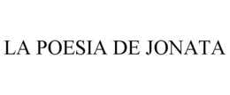 LA POESIA DE JONATA trademark