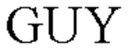 GUY trademark