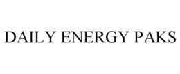 DAILY ENERGY PAKS trademark