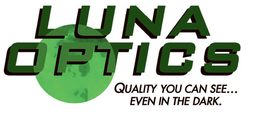 LUNA OPTICS QUALITY YOU CAN SEE...EVEN IN THE DARK. trademark