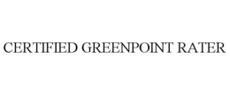 CERTIFIED GREENPOINT RATER trademark