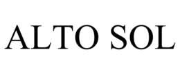 ALTO SOL trademark