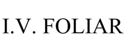I.V. FOLIAR trademark