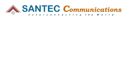 SANTEC COMMUNICATIONS INTERCONNECTING THE WORLD trademark