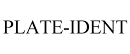 PLATE-IDENT trademark
