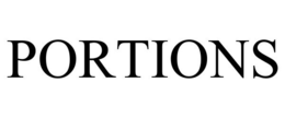 PORTIONS trademark