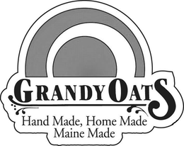 GRANDYOATS HAND MADE, HOME MADE MAINE MADE trademark