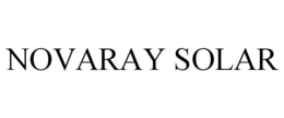 NOVARAY SOLAR trademark