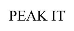 PEAK IT trademark