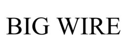 BIG WIRE trademark