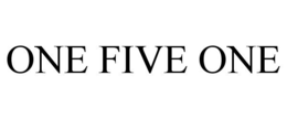 ONE FIVE ONE trademark