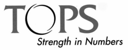 TOPS STRENGTH IN NUMBERS trademark